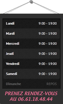 Horaires Les ciseaux de Julie